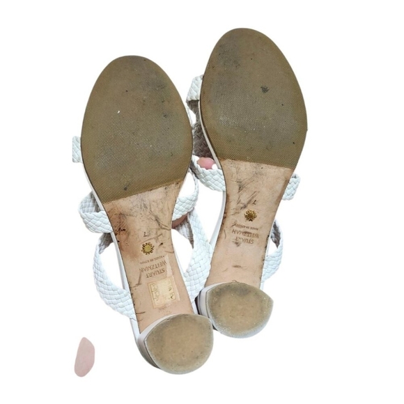 STUART WEITZMAN Woven Padded sandals size 7 - Picture 9 of 12